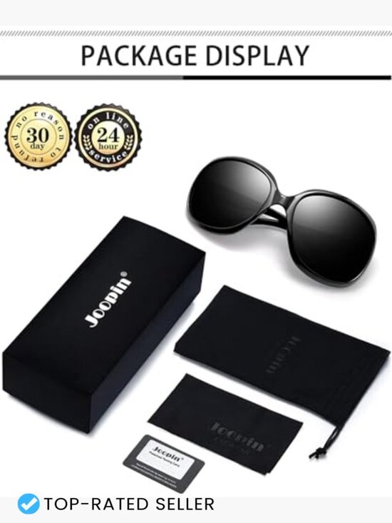 Oversized Butterfly Polarized Sunglasses Retro Trendy Classic Driving UV main image 7